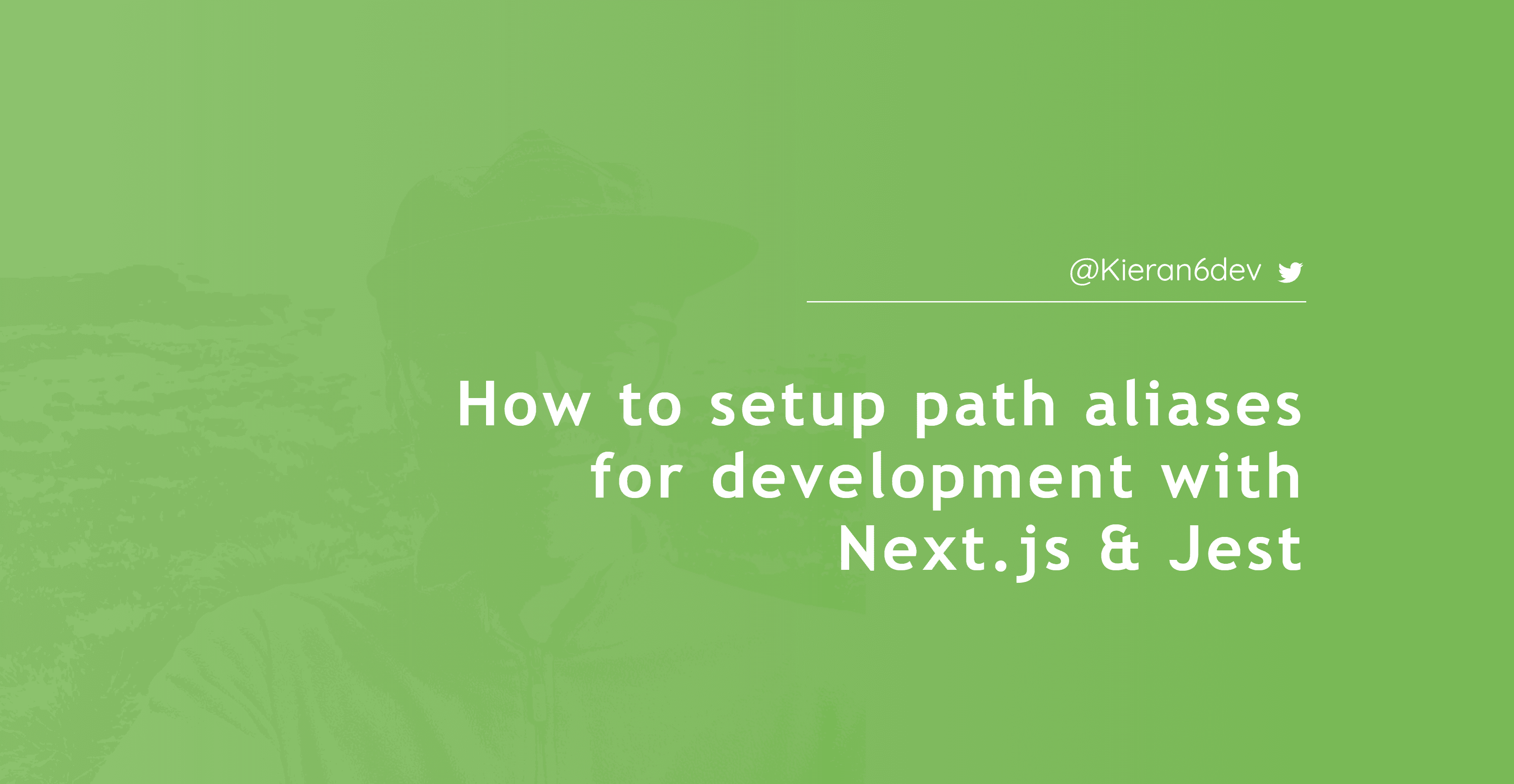 How to setup path aliases for development with Next.js & Jest