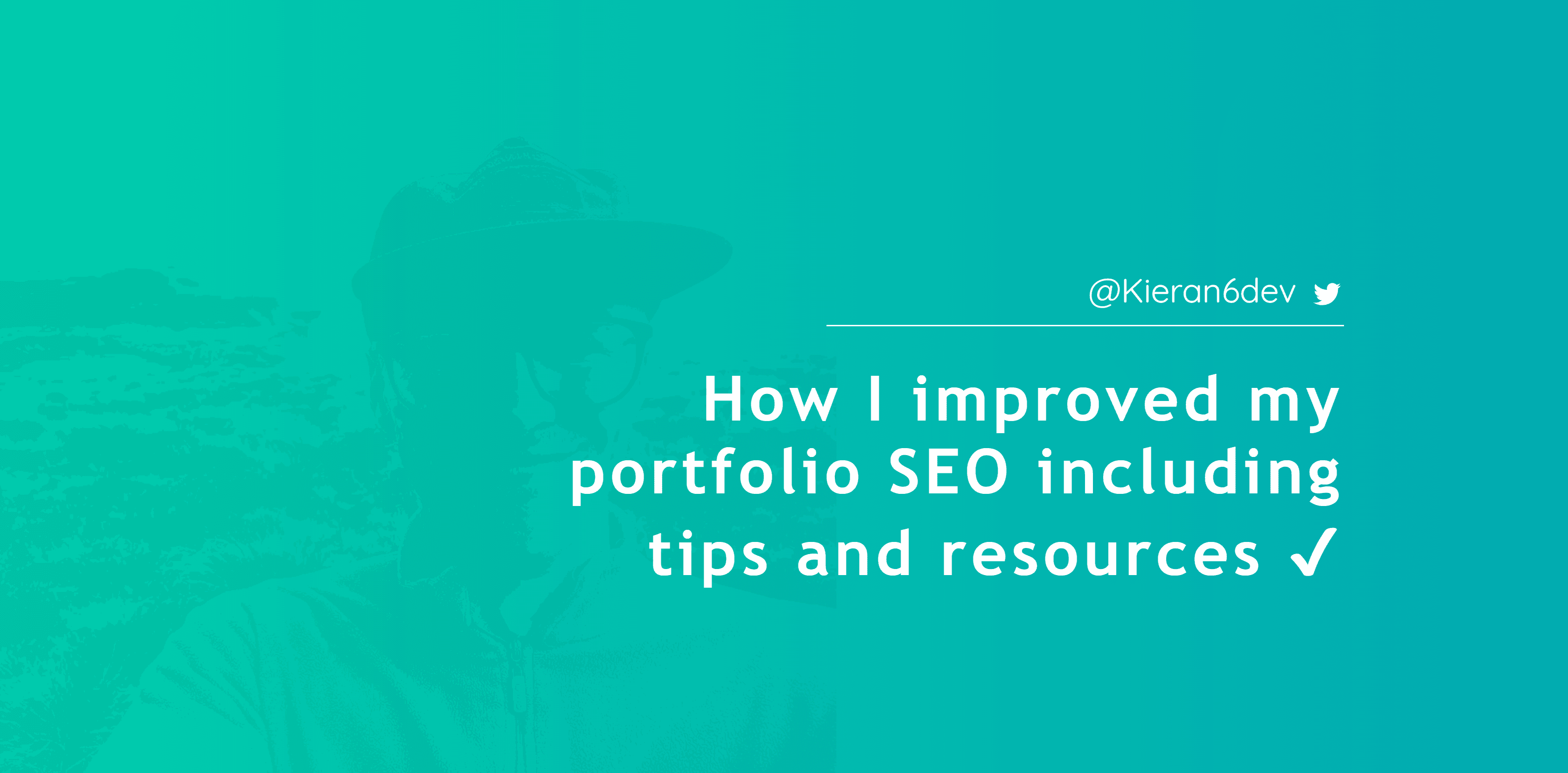 How I improved my portfolio SEO including tips and resources