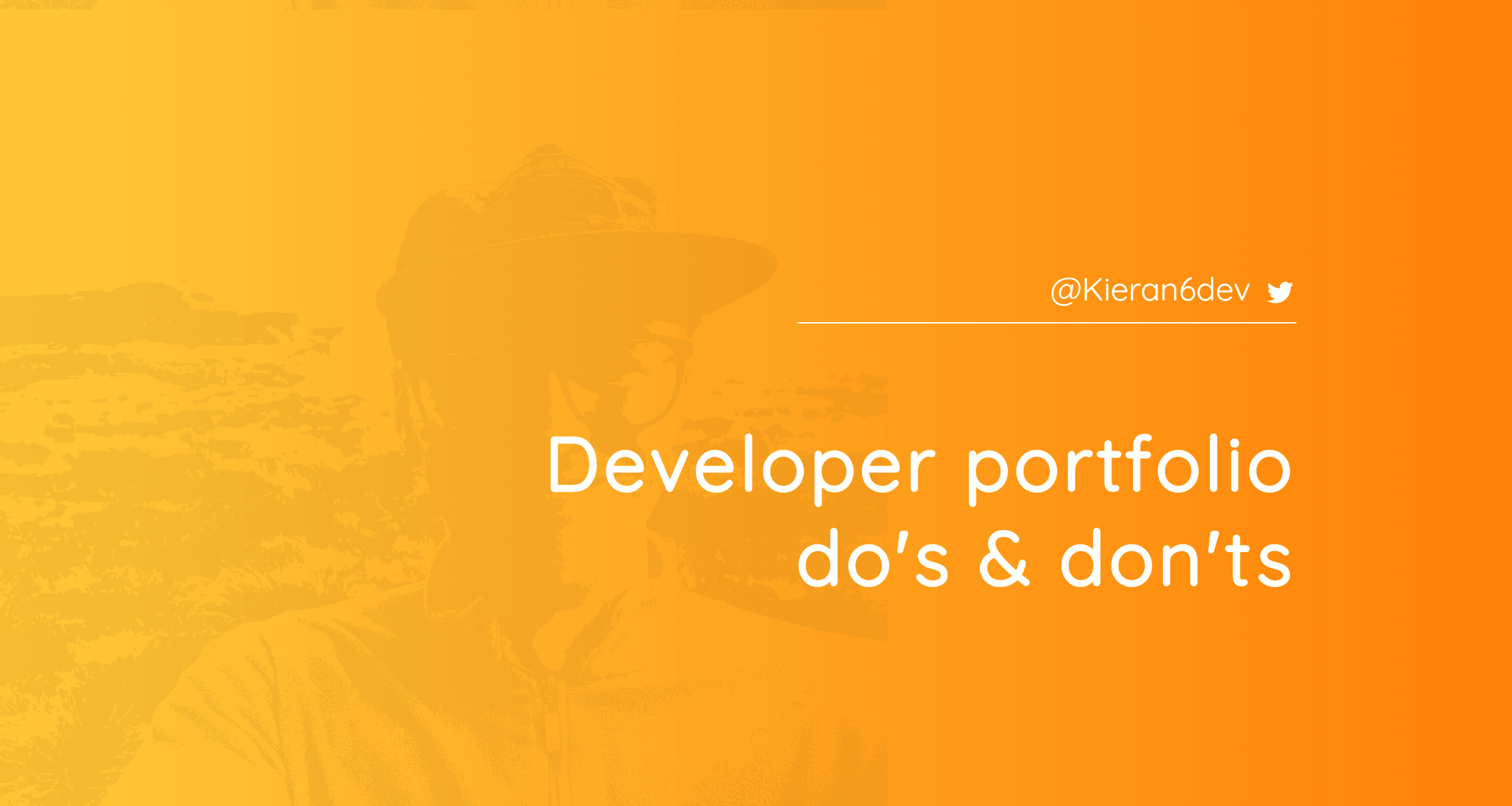 Developer portfolio do's & don'ts